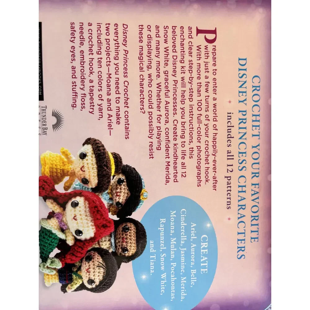 Disney Princess Crochet Kit 12 Princesses‎